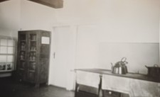 Alte Küche Interieur Schrank