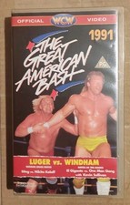 WCW The Great American Bash 1991 VHS - WWE WWF Wrestling Video 