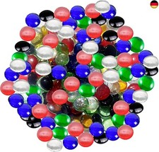 ARSUK Kieselsteine Glassteine Bunt- 0.955 kg Glaskiesel Dekosteine Für Garten, 