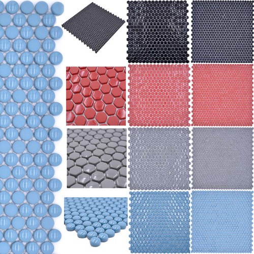 Glas mosaikfliesen knopf rund - mosaikfliesen,