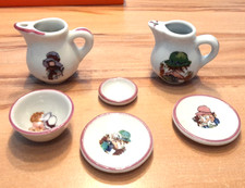 Miniatur Porzellan Sarah Kay für Puppenhaus, Puppenstube, Setzkasten