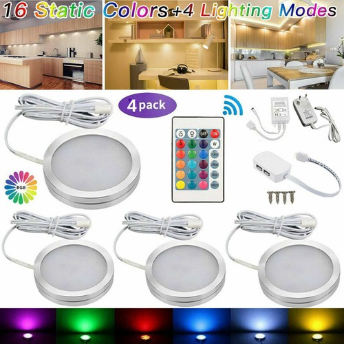 Rgb led unterbauleuchte - 4x,
