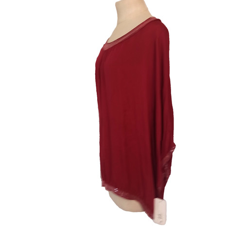 Damen bluse bordeaux - bluse, 💙