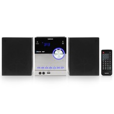 LENCO Micro Set DAB+ FM Radio CD-Player Bluetooth USB Stereoanlage Lautsprecher