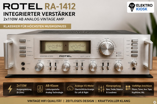Rotel 1412 integrierter - rotel,