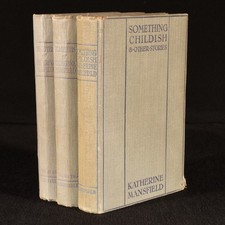 1924-1928 3Vols The Letters of Katherine Mansfield and Something Childish Fir...