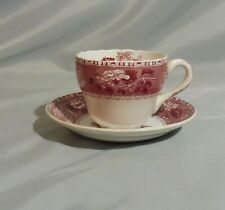 Pink Camilla v. Spode , Kaffeetasse + Untertasse
