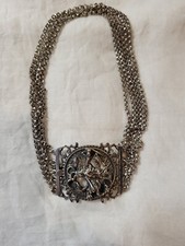 Kropfkette, Silber 925 BAS, Blachian Antik Schmuck, Drachentöter St. Georg