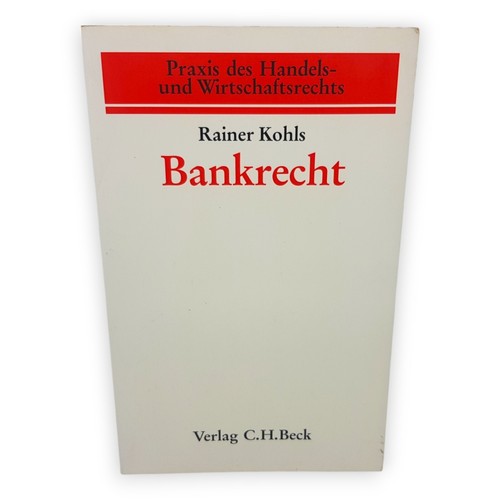 Rainer kohls bankrecht - rainer,