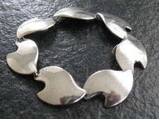 Armband Silber 925 Emil Hansen Dänemark Vintage Design von ca. 1965