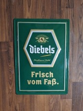 Blechschild Diebels. Frisch Vom Faß.