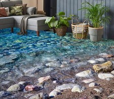 3D Wasser Steine 16647NA