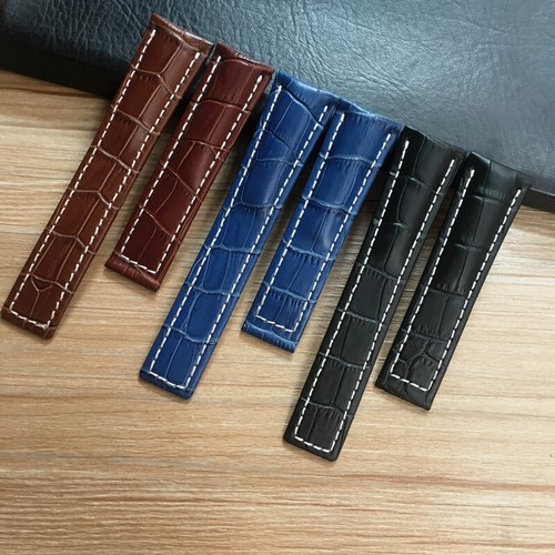 Echt leder uhrenarmband - leder,