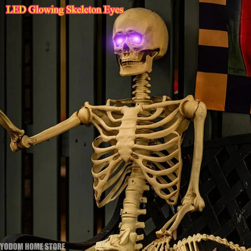 Led glowing skeleton eyes - glowing,