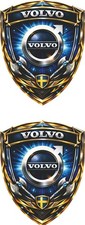 Volvo Aufkleber 2 X 72mm X