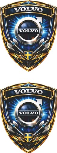 Volvo aufkleber 72mm x - 72mm,