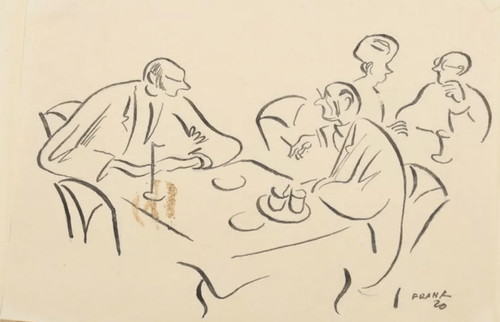 Einem café 1920 - 1920, |