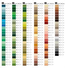 Rico Design Sticktwist 6 fädig, 2-fach gezwirnt, 8 m Stickgarn, 100% Baumwolle 