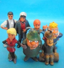 1. Serie GULLIVER komplett = 7 Figuren mit den 2 seltenen Zwergen Weichplastik