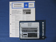 Telefunken bajazzo CR 900 - Bedienungsanleitung und Servicemanual *