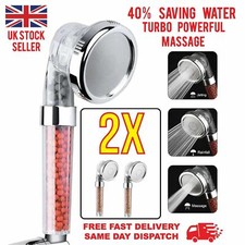 2x Duschkopf Hoch Turbodruck