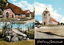 Lamstedt Reetdachhaus Kirche Felsen