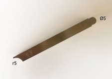 HSS Radius Drehmeißel Ø5/ / R5 Drehstahl Drehling Drehbank Modellbau Drehen 10