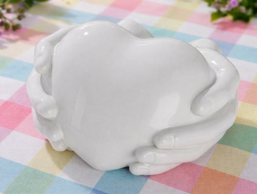 Gilde skulptur keramik herz - skulptur,