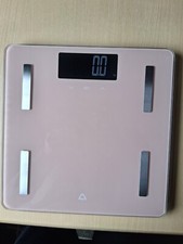 AMBIANO Digitale Körperfettwaage, rosa / maximale Belastung 180kg