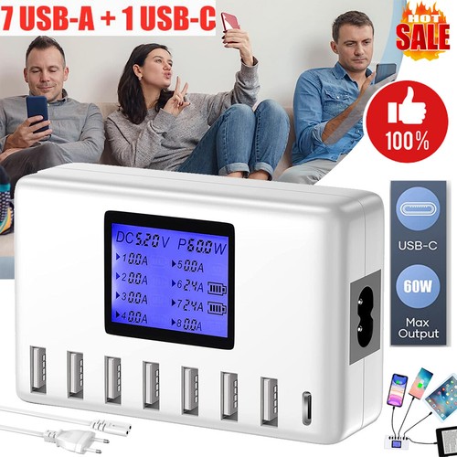 Fach usb ladegerät mehrfach - 8,