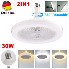 LED Deckenventilator Ventilator Lüfter Deckenlampe Beleuchtung mit Fernbedienung