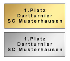 Schilder  für Pokale