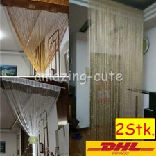 2x Fadenvorhang Fadenstore