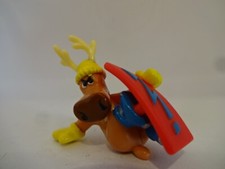 Weihnachts Deko Figur " Elch mit Skatebord Unfall 