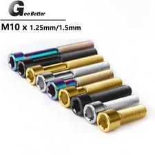 M10 x 1.25mm Titanschrauben