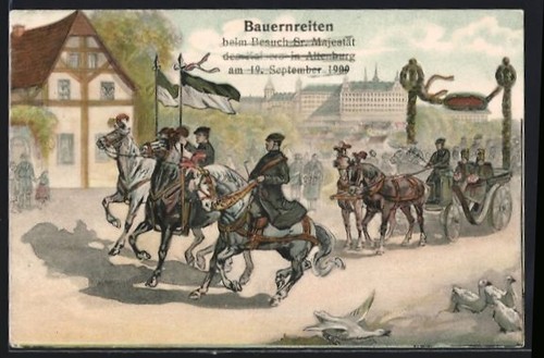 Künstler altenburg - künstler-ak,