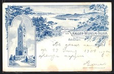 AK Berlin-Schildhorn, Kaiser-Wilhelm-Turm beim Wirtshaus Schildhorn 1901 
