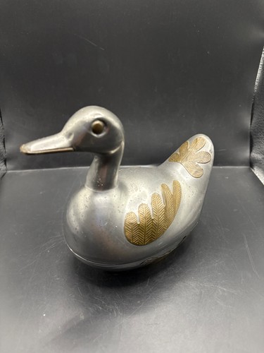 Vintage zinn messing enten - zinn,