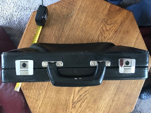 Aktentasche leder schwarz - ,