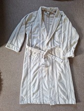 Herren Bademantel Gestreift Größe 48 50 Baumwolle