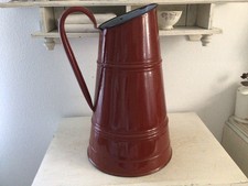 Alter grosser Emaille Krug