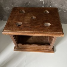 Original antiker traditioneller niederländischer Fußwärmerofen aus Eichenholz 
