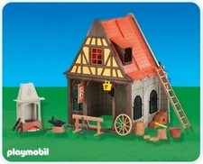Playmobil/LGB Fachwerkhaus 6329 Schmiede Mittelalter neu/OVP