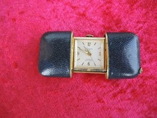 STOWA  Reiseuhr mit Lederbezug