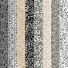 Servietten Muster grau 33 x 33