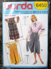 burda Schnittmuster 6450 Rock