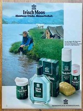 Sir Irisch Moos After Shave Deo Original 1985 Vintage Advert Werbung Reklame