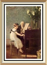 Original um 1912 Lithographie