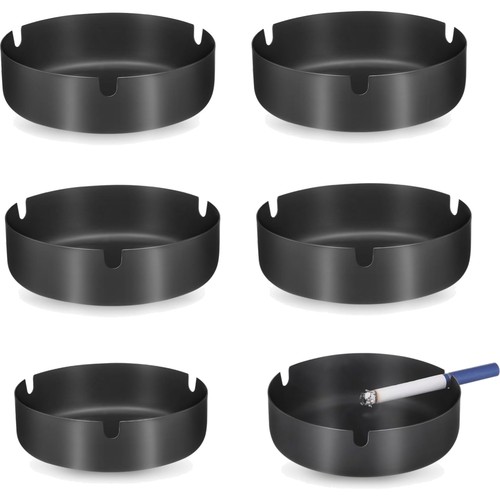 Edelstahl aschenbecher set - set, 6