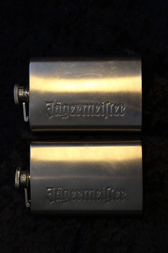 Flachmänner aus edelstahl - 2x,